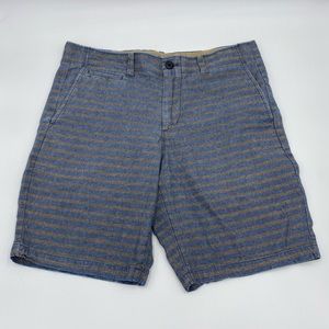 Gap Chambray Striped Mens Shorts